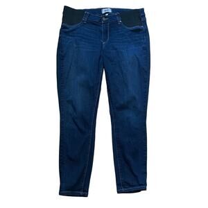 Paige Maternity Verdugo Ankle Skinny Jeans 31 Dark Wash